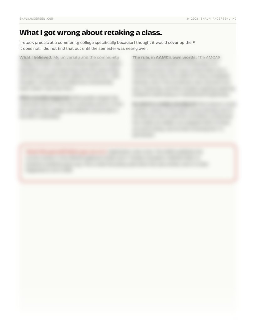 Page from the file: an experience entry as submitted with numbered notes in the margin